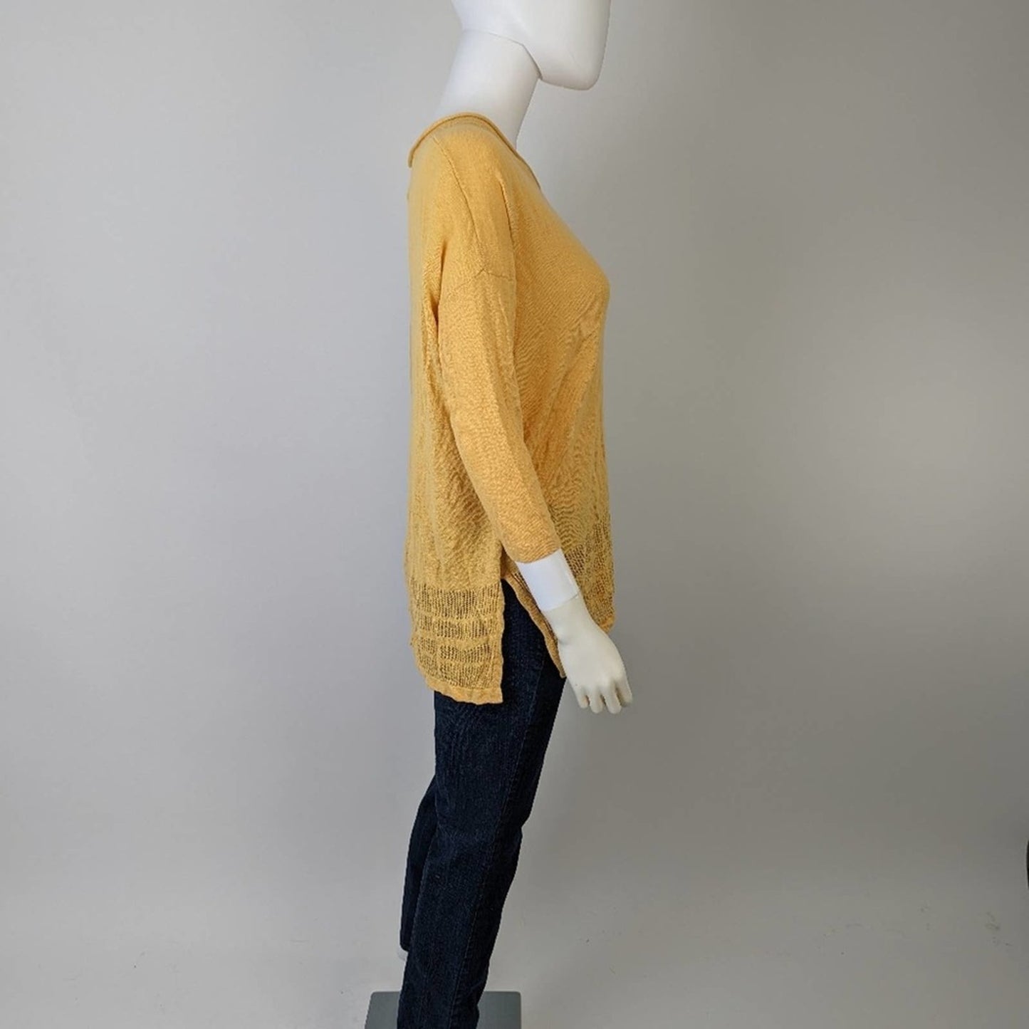 Rachel Zoe Yellow Knit Sweater XL