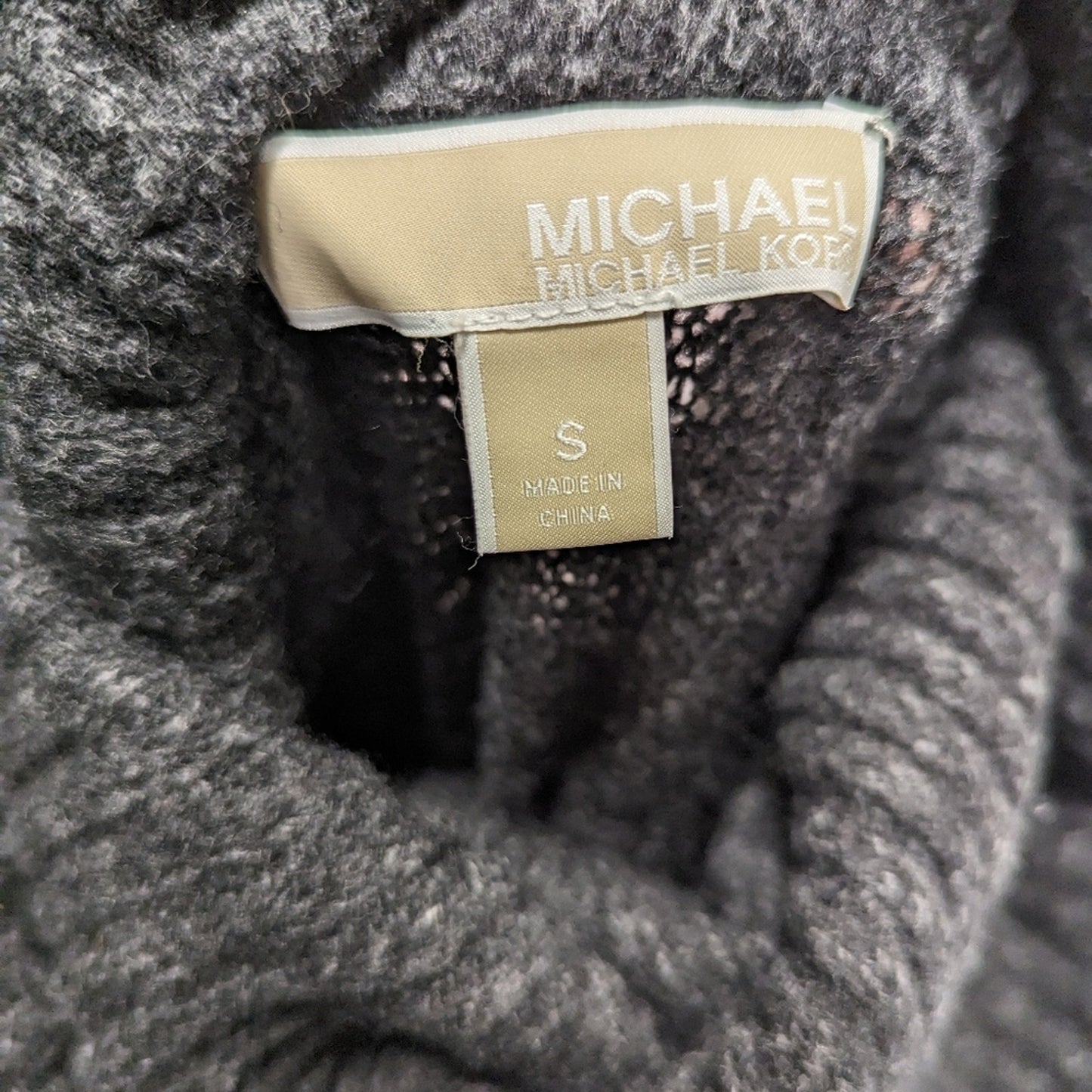 Michael Michael Kors Wool Blend Turtleneck Sweater - Small