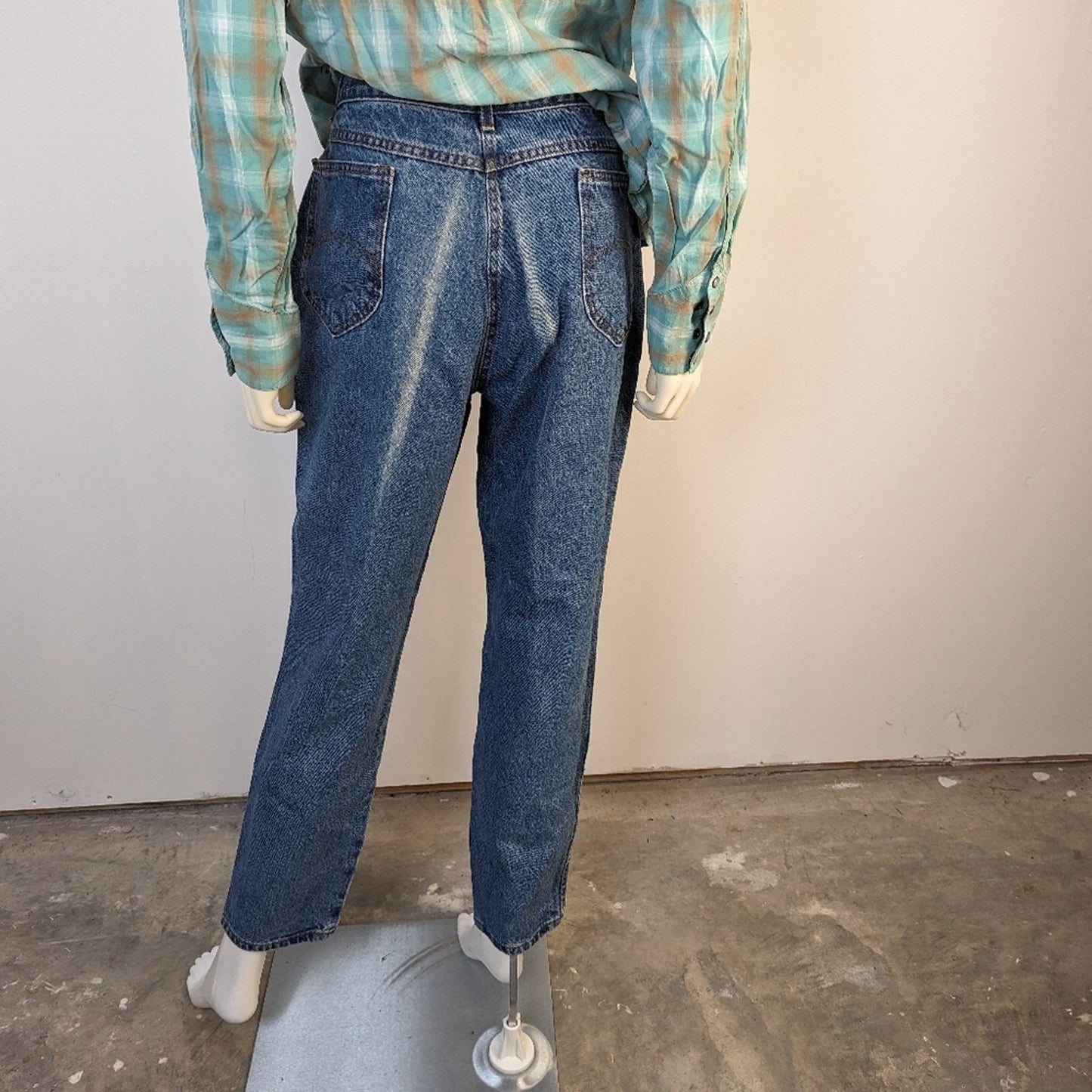 Vintage 80's Chic High Rise Jeans - 18