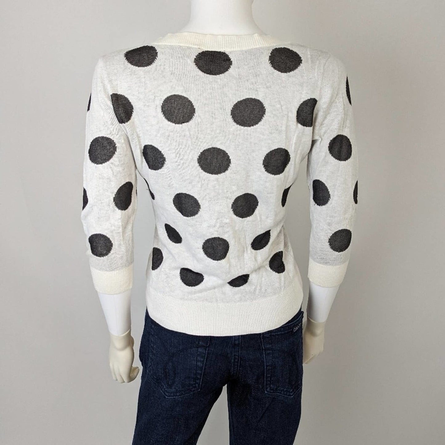 Worthington Polka Dot Sweater PS