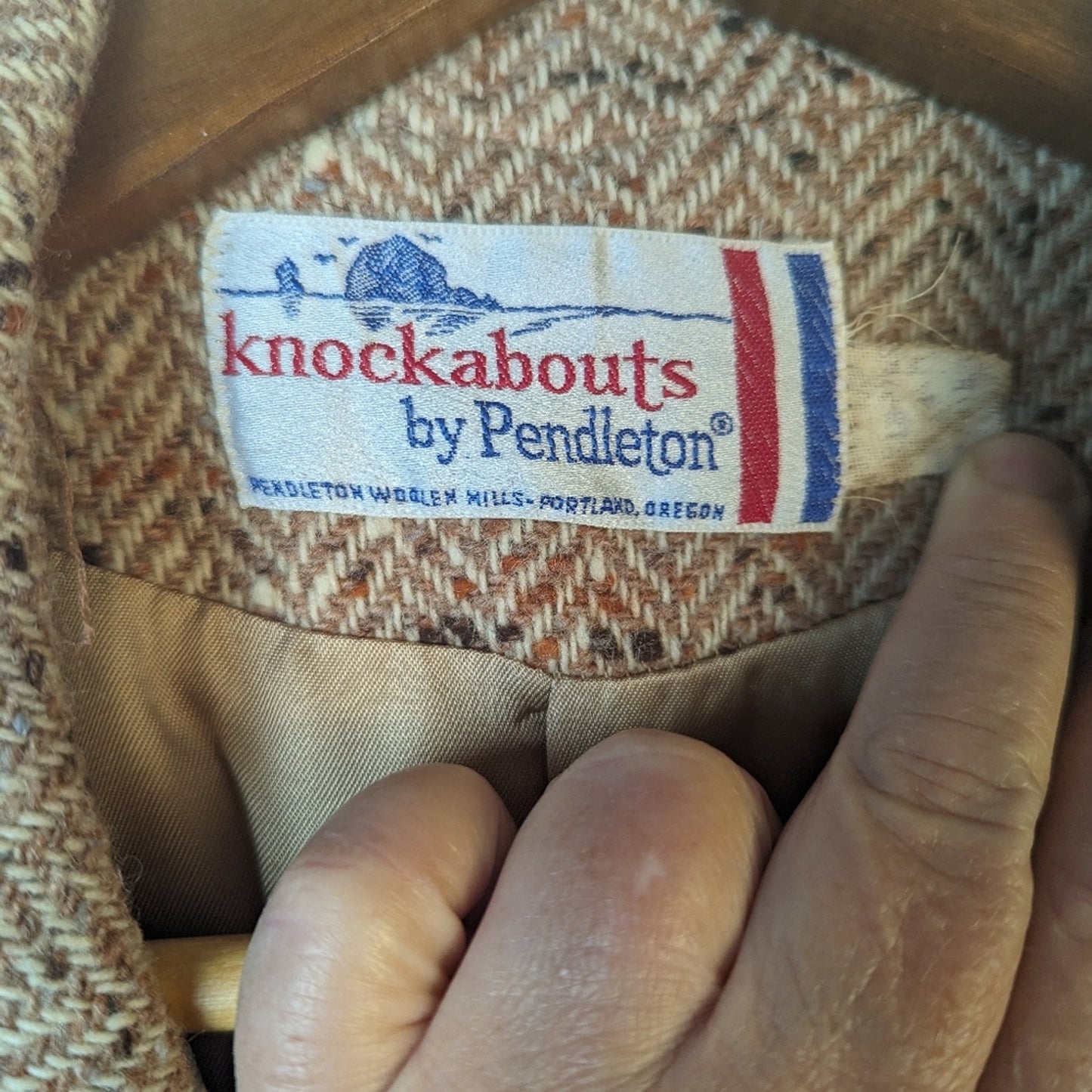 Vintage Knockabouts by Pendleton Tweed Jacket / 18 / 4