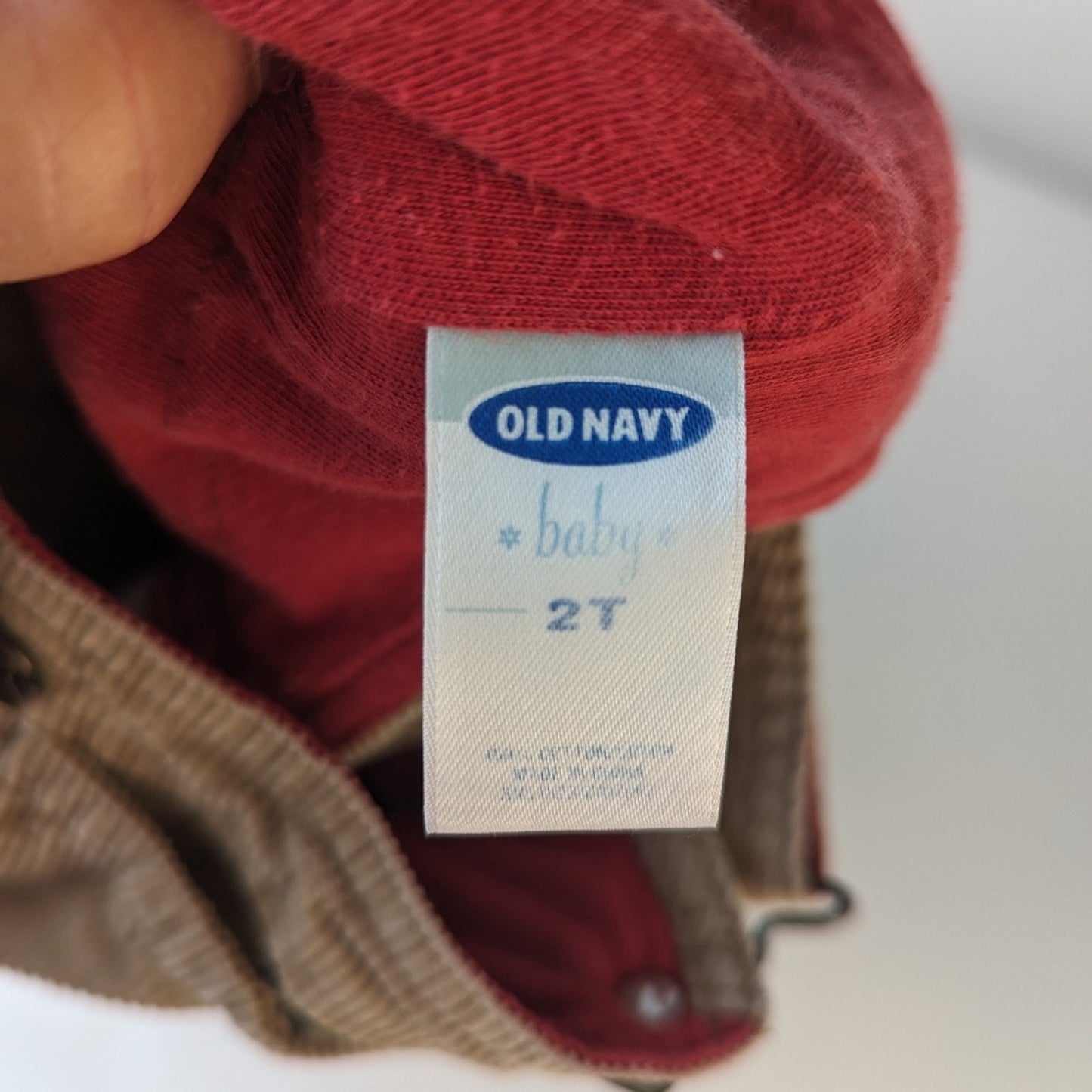 Old Navy Baby Corduroy Overalls / 2T