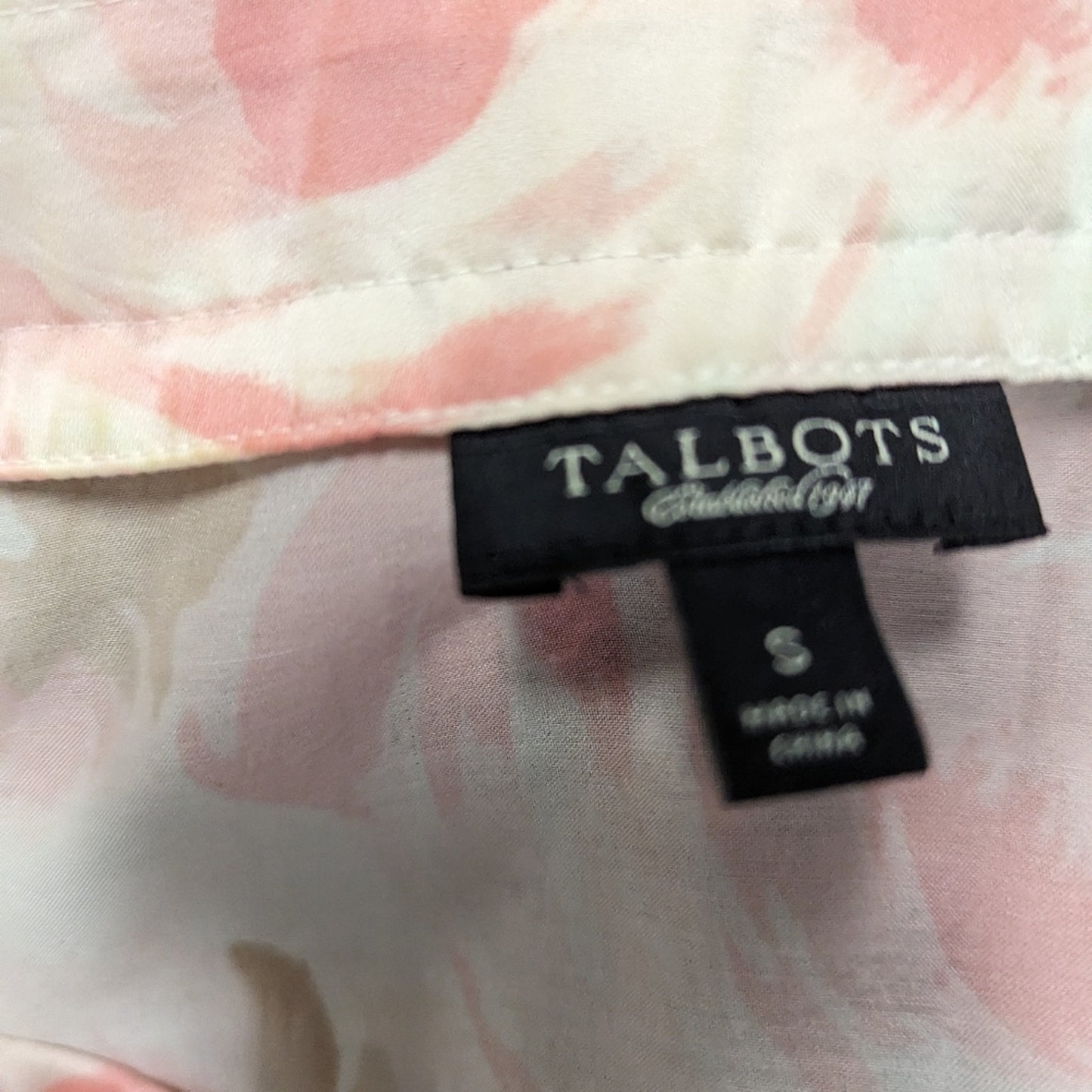 Talbots Classic Rose Top / Small