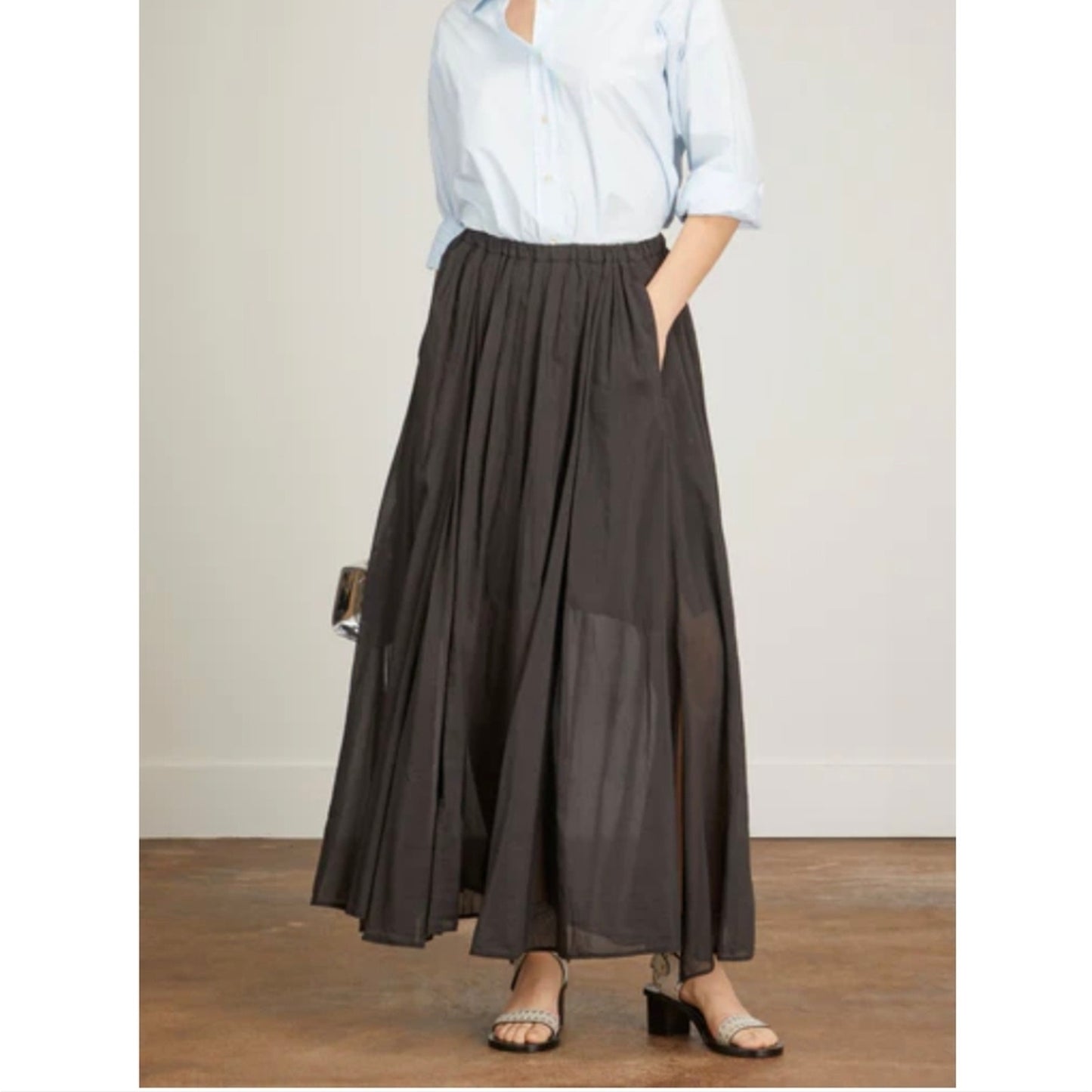 Gianni Bini Sheer Maxi Skirt / XS