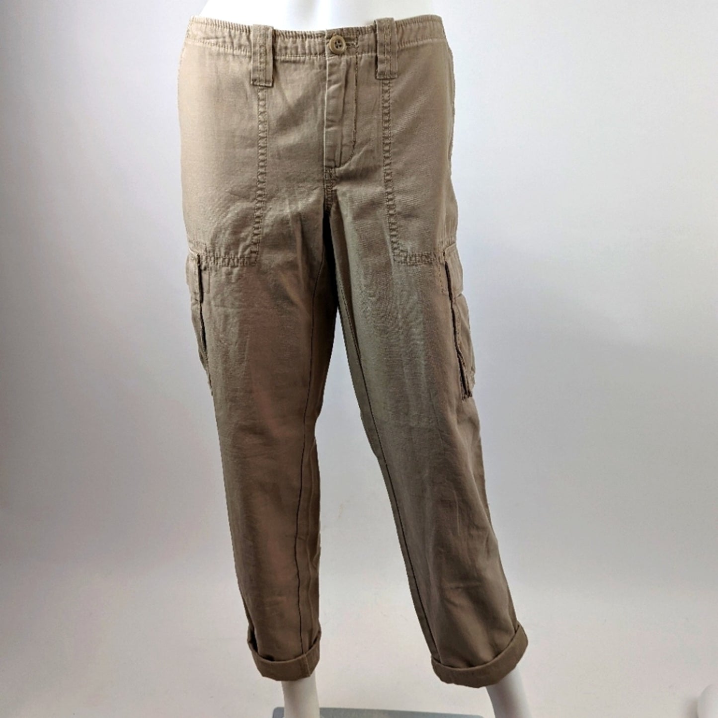 NWOT Deadstock London Jean Cargo Khaki Pants 8