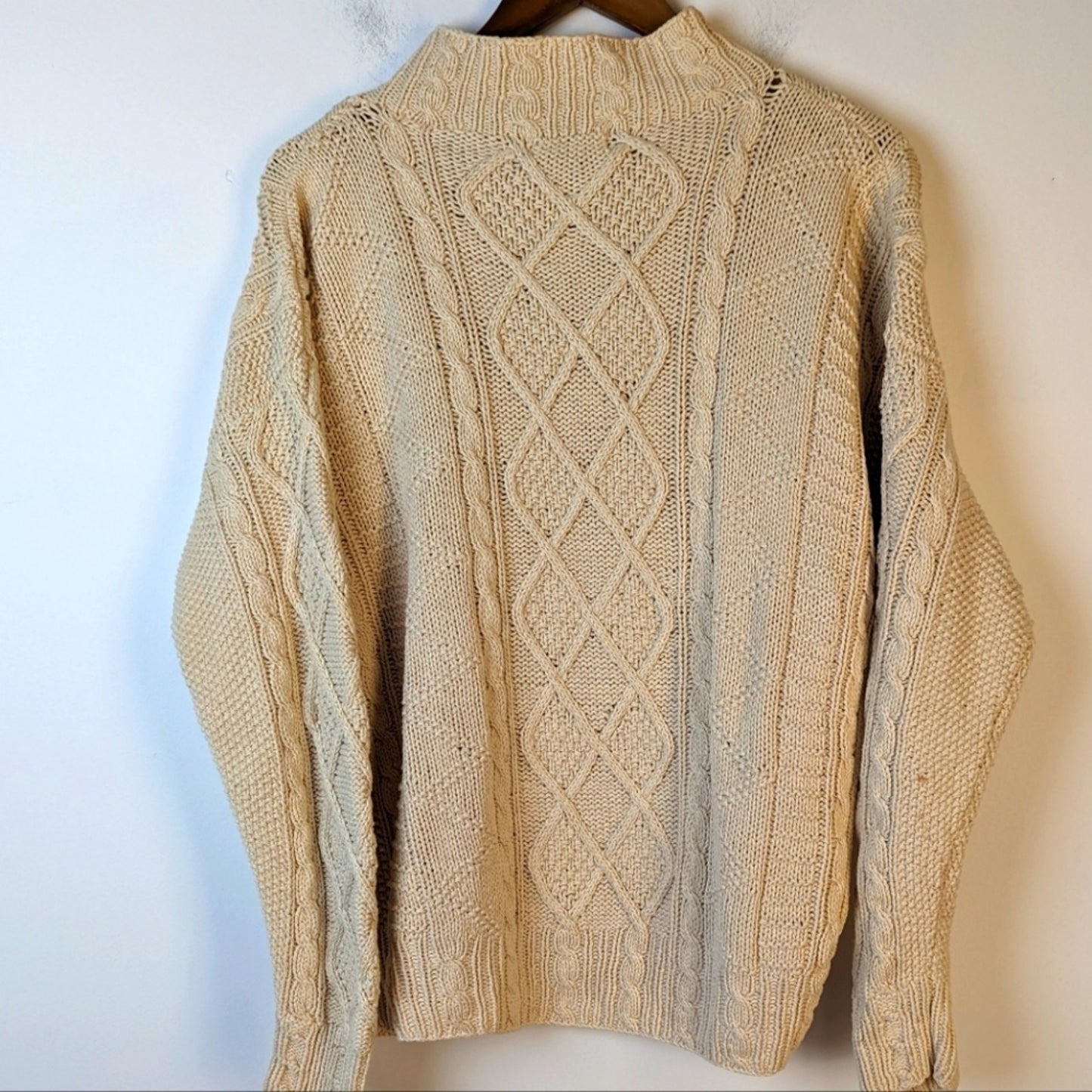 Vintage Fabrizio Cable Knit Sweater / Large