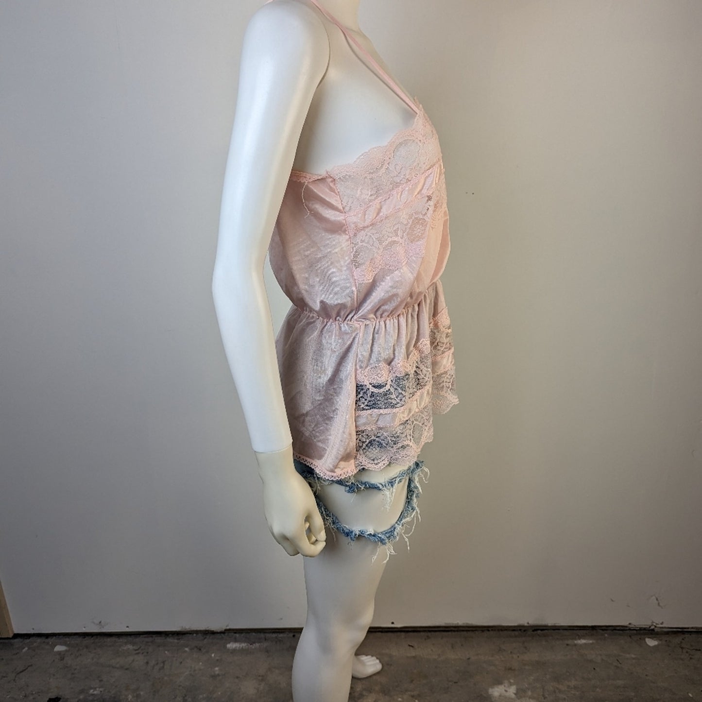 Vintage Glencraft Lingerie Lace Camisole - Medium