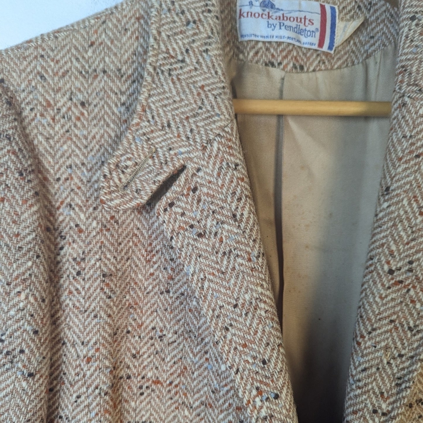 Vintage Knockabouts by Pendleton Tweed Jacket / 18 / 4