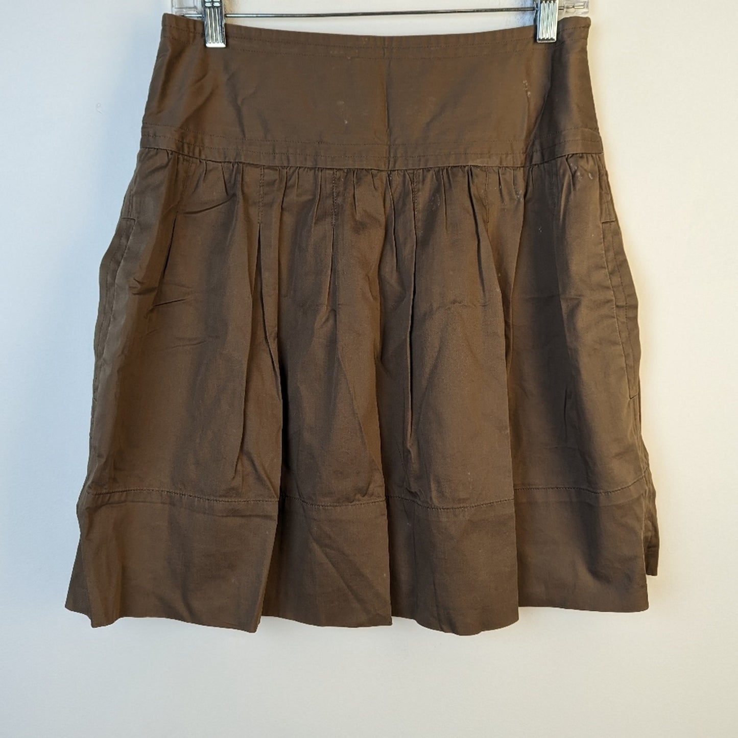 BCBG MaxAzria Brown Skater Skirt / 04