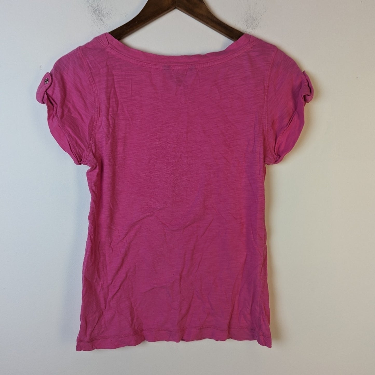 Banana Republic Hot Pink Tee Shirt / XS