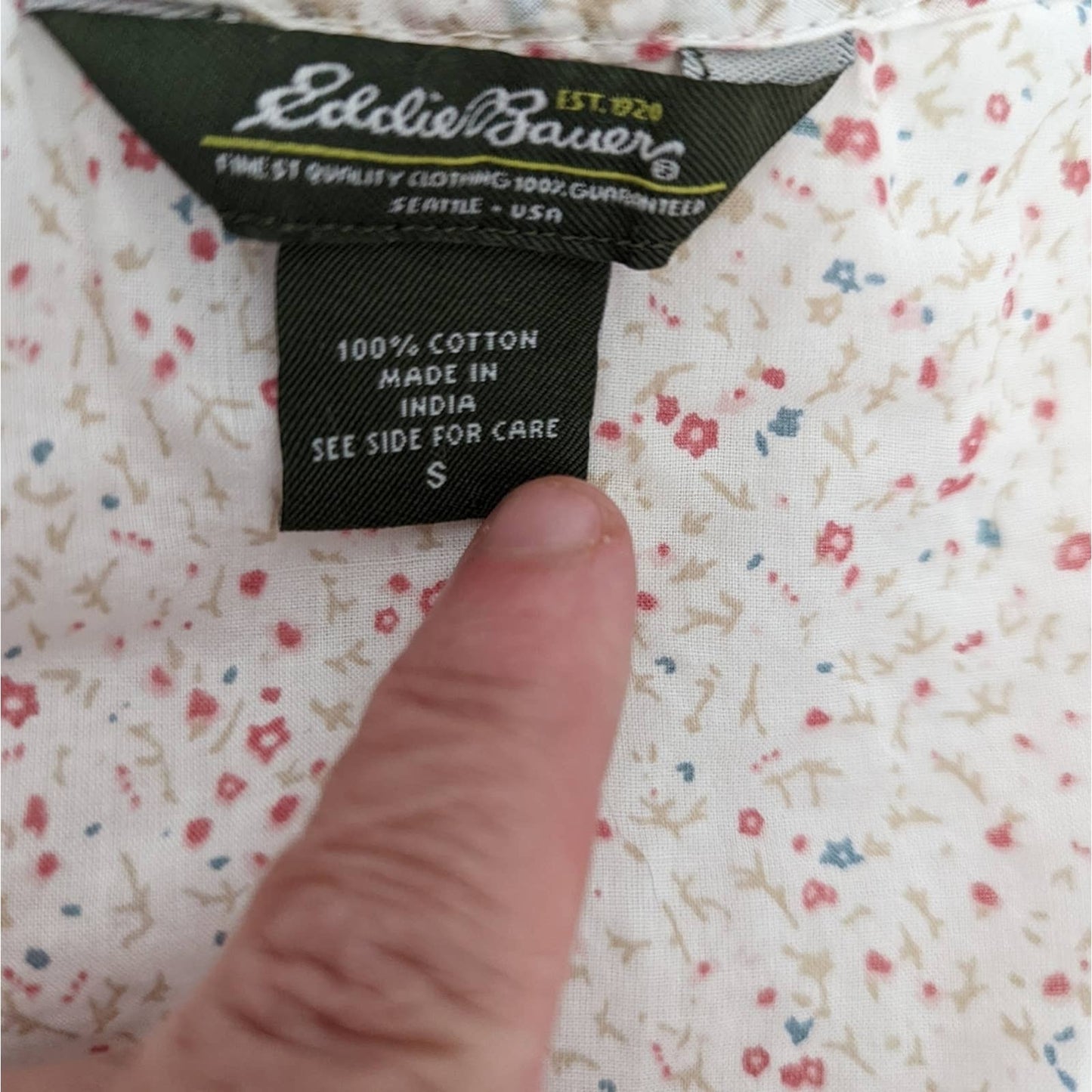 Eddie Bauer Floral Blouse