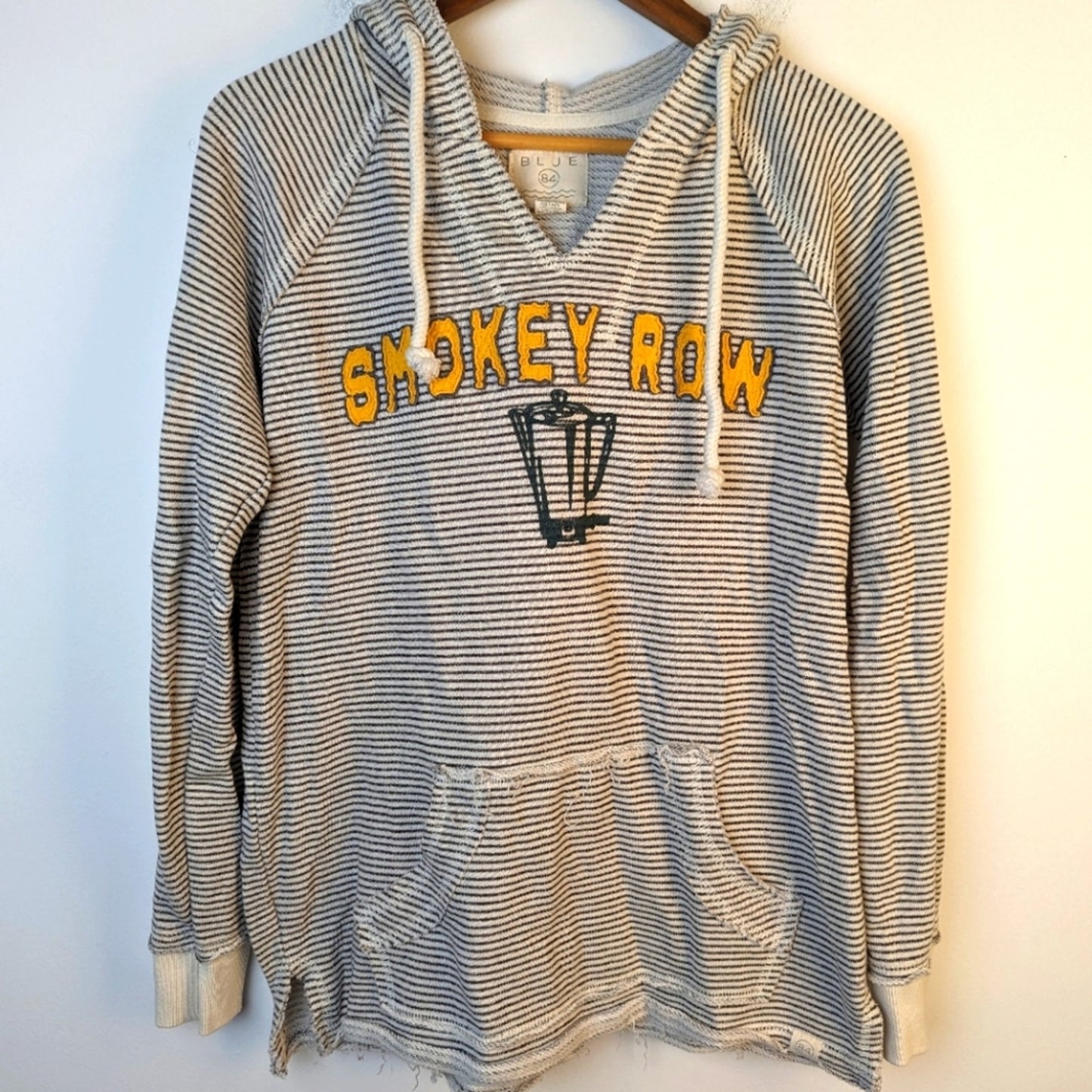 Smokey Row Coffee Co. Striped Sweatshirt / Medium