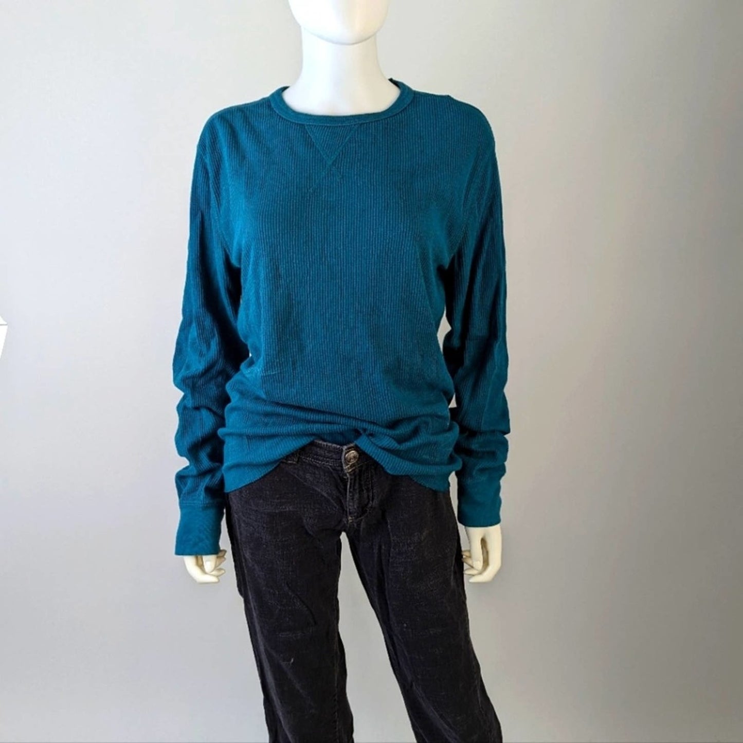 Red Camel Teal Henley M