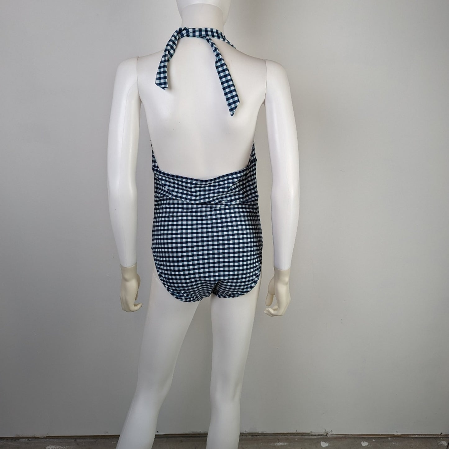 Merona Gingham Retro Swimsuit M