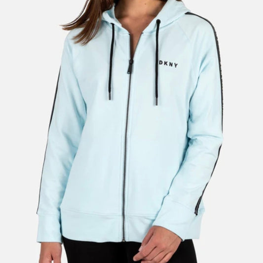 DKNY Zip Up Hooded Jacket - Medium