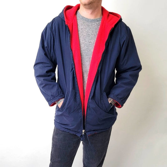 Vintage 90s Parka - Fleece Lined - Lightweight Jacket