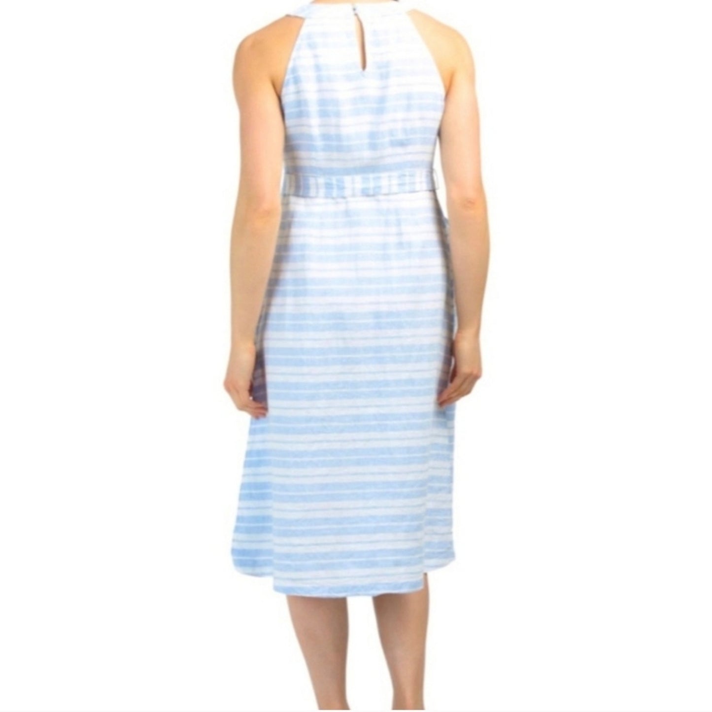 Sigrid Olsen Dutch Striped Linen Dress