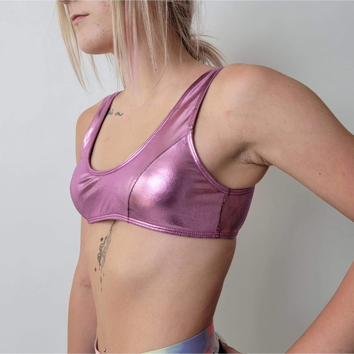 Pink Metallic Festival Camisole Top