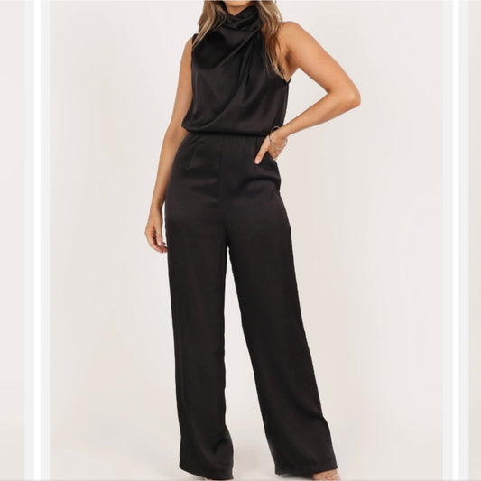 Shein Black Sleeveless Jumpsuit - 4 XL