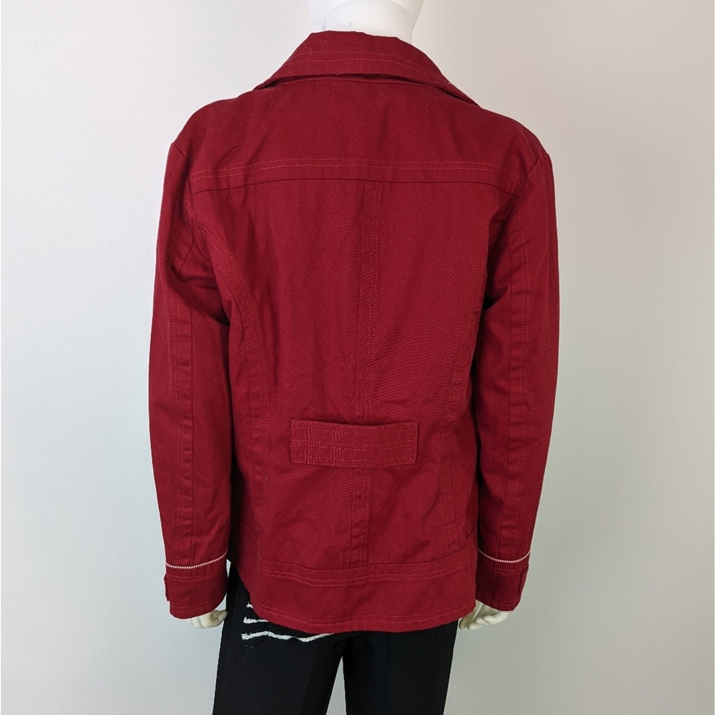 Hazel Red Peacoat L