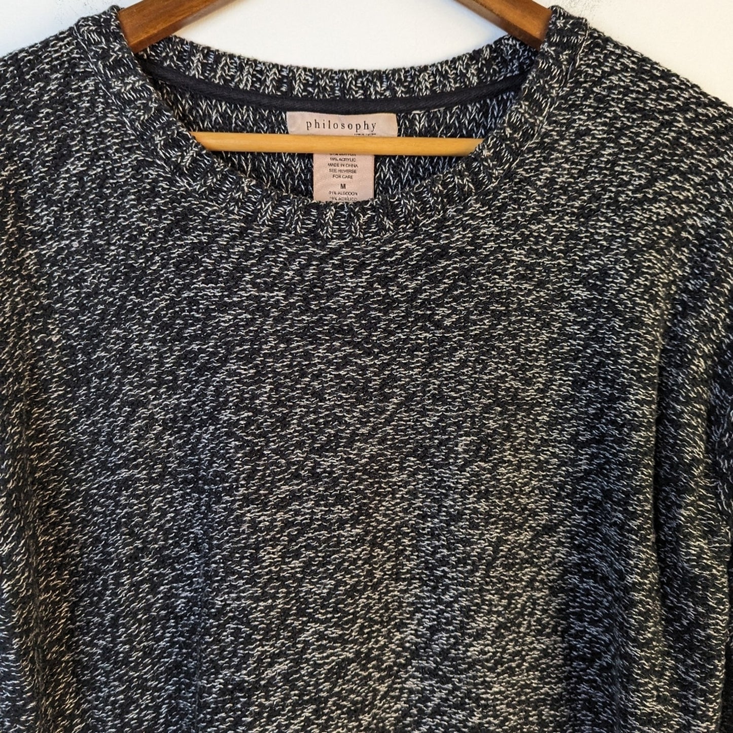 Philosophy Knit Sweater / Medium