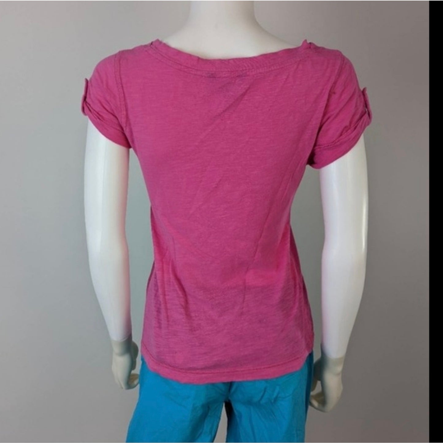 Banana Republic Hot Pink Tee Shirt / XS