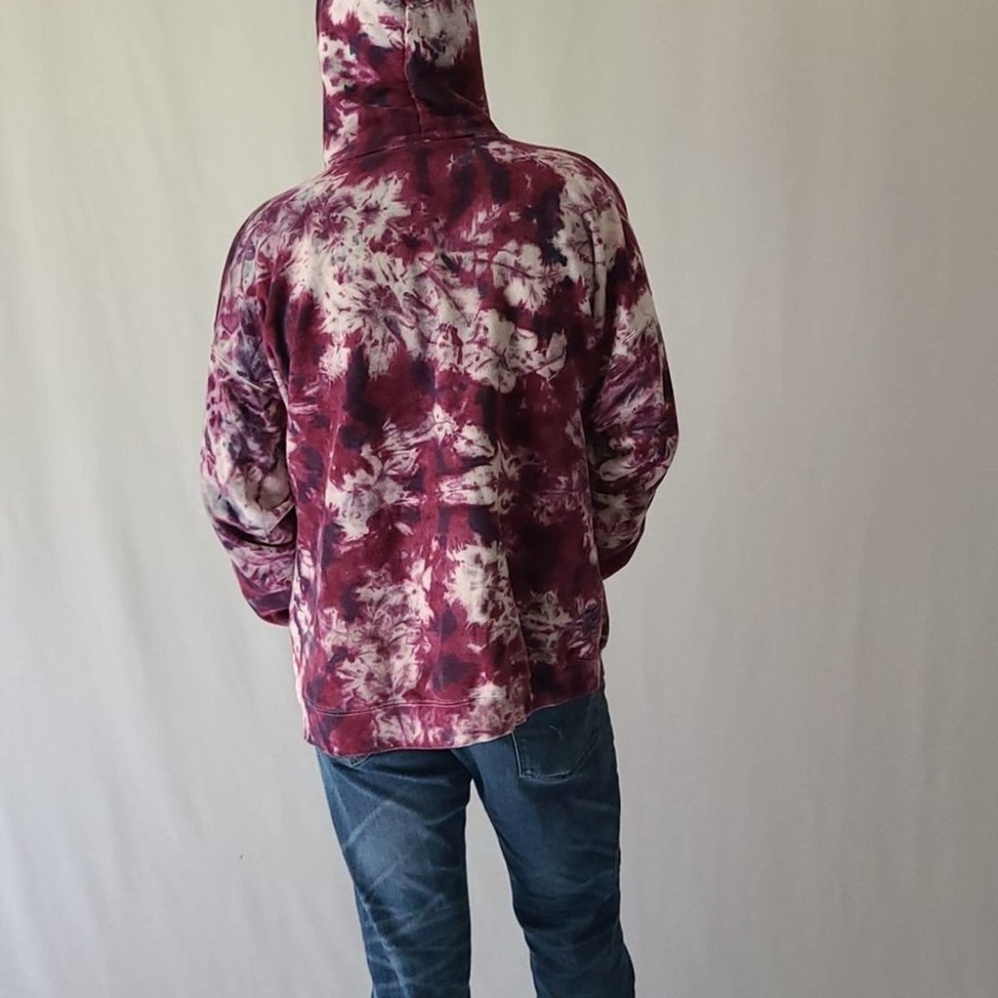 Oversized Bleached Hoodie tie dye