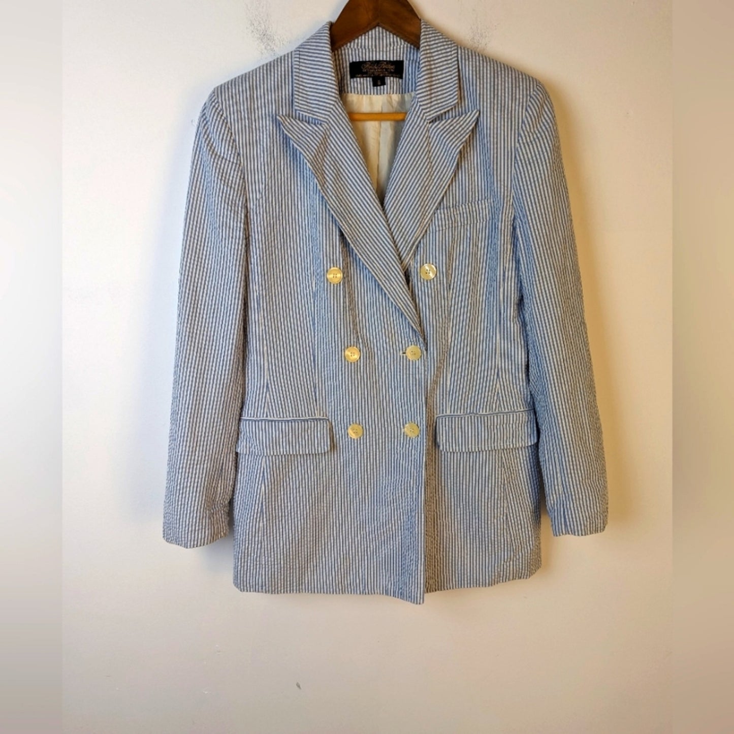 Brooks Brothers Seersucker Striped Jacket / 6