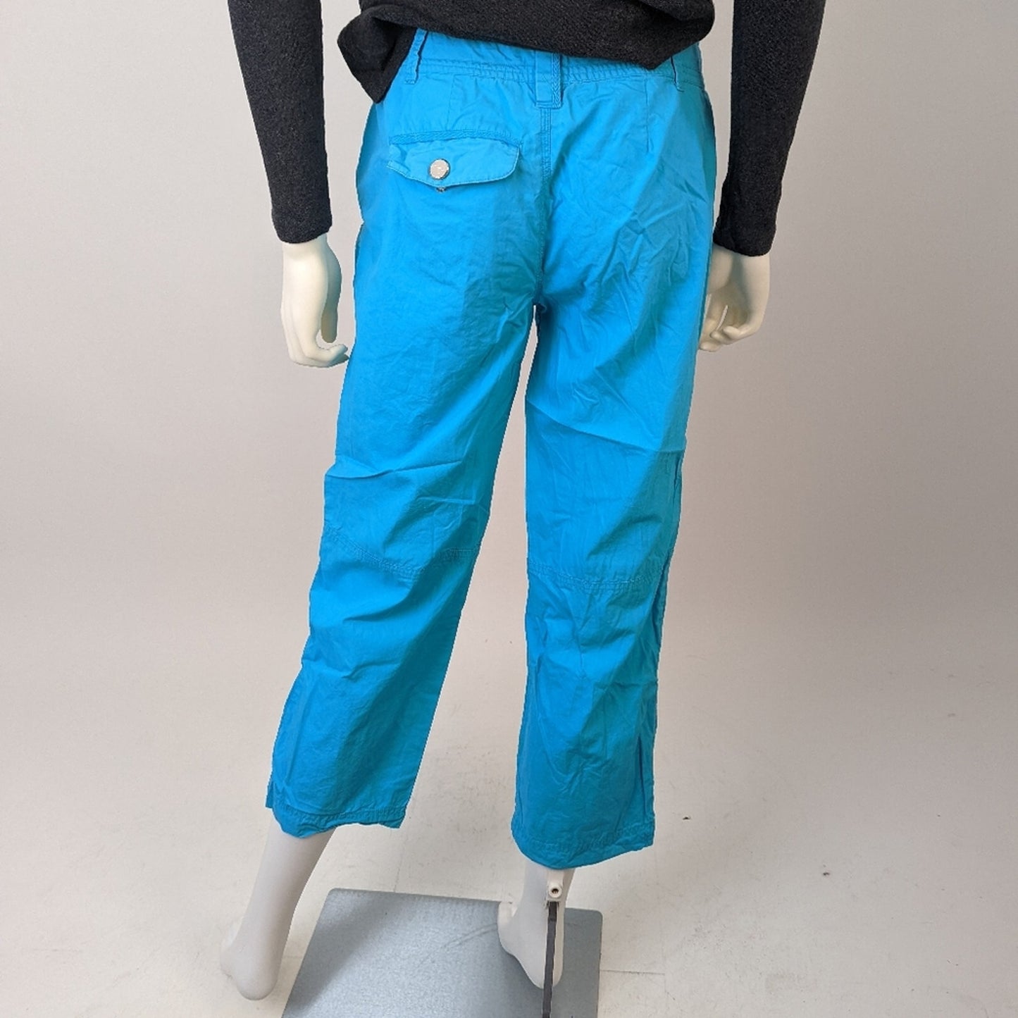 Lauren Ralph Lauren Blue Cropped Cargo Pants 2