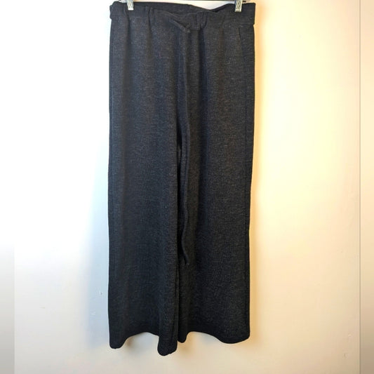 Gianni Bini Ribbed Wide Leg Sweater Pants - XL