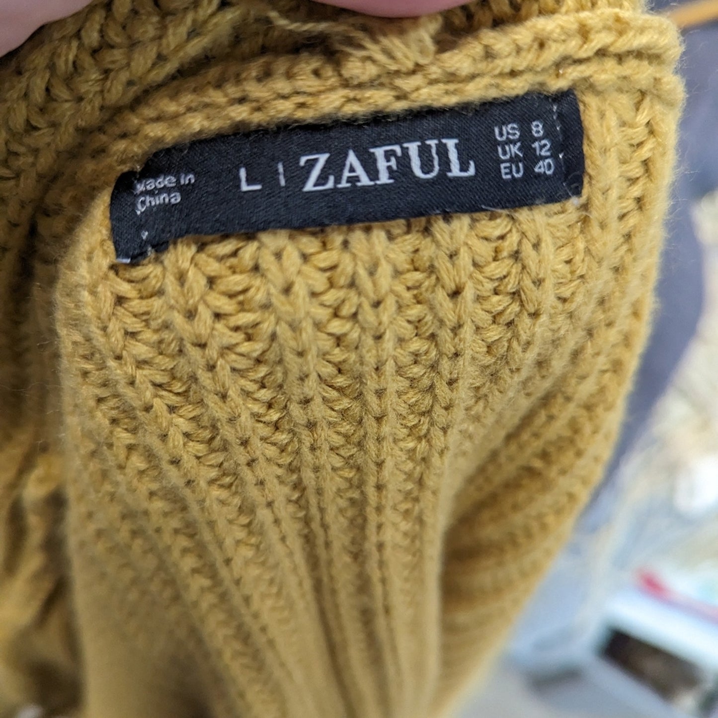 Zaful Fringed Hooded Full Zip Sweater / 8