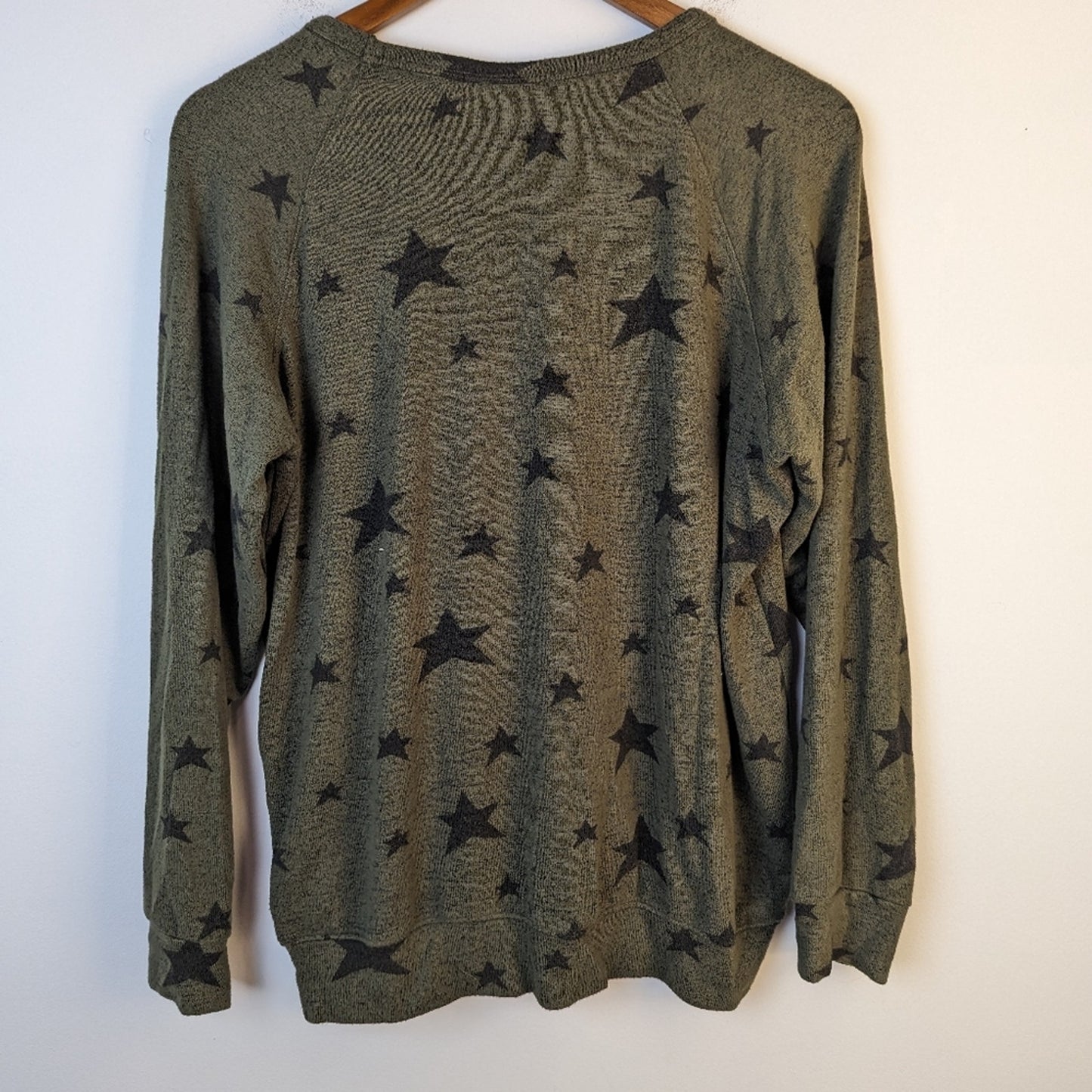 Buffalo David Button Stars Sweatshirt / Large