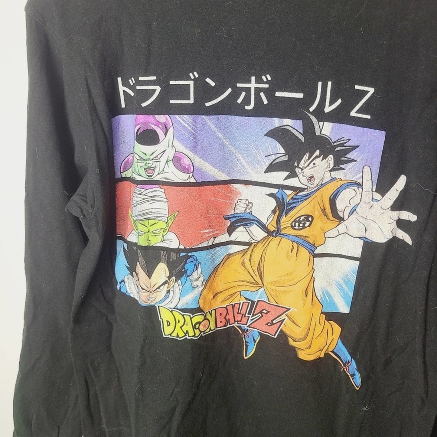 Dragon Ball Z Goku Anime Cartoon Long Sleeved Graphic Tee - S