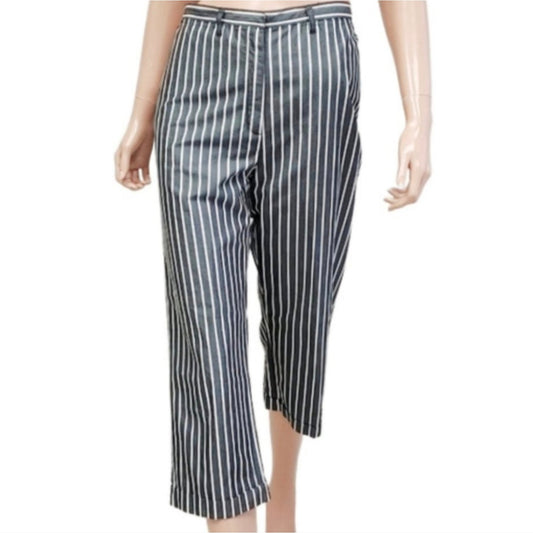 Lauren Ralph Lauren Striped Cropped Pants / 10