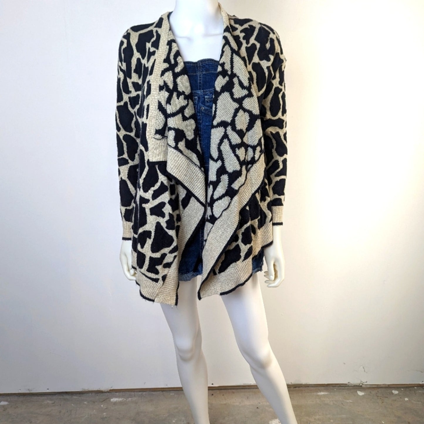 BCBG Max Azaria Leopard Print Cardigan - Medium