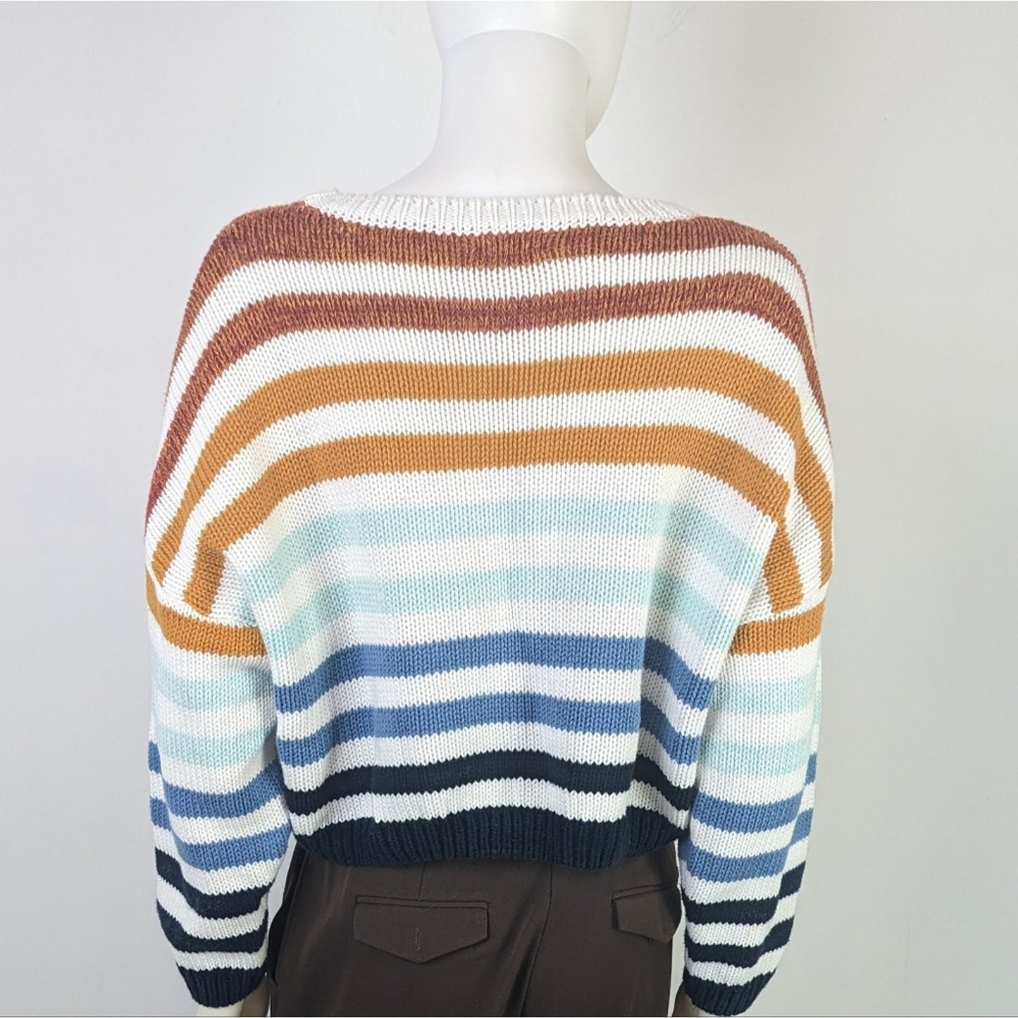 Harper Heritage Striped Oversized Sweater M