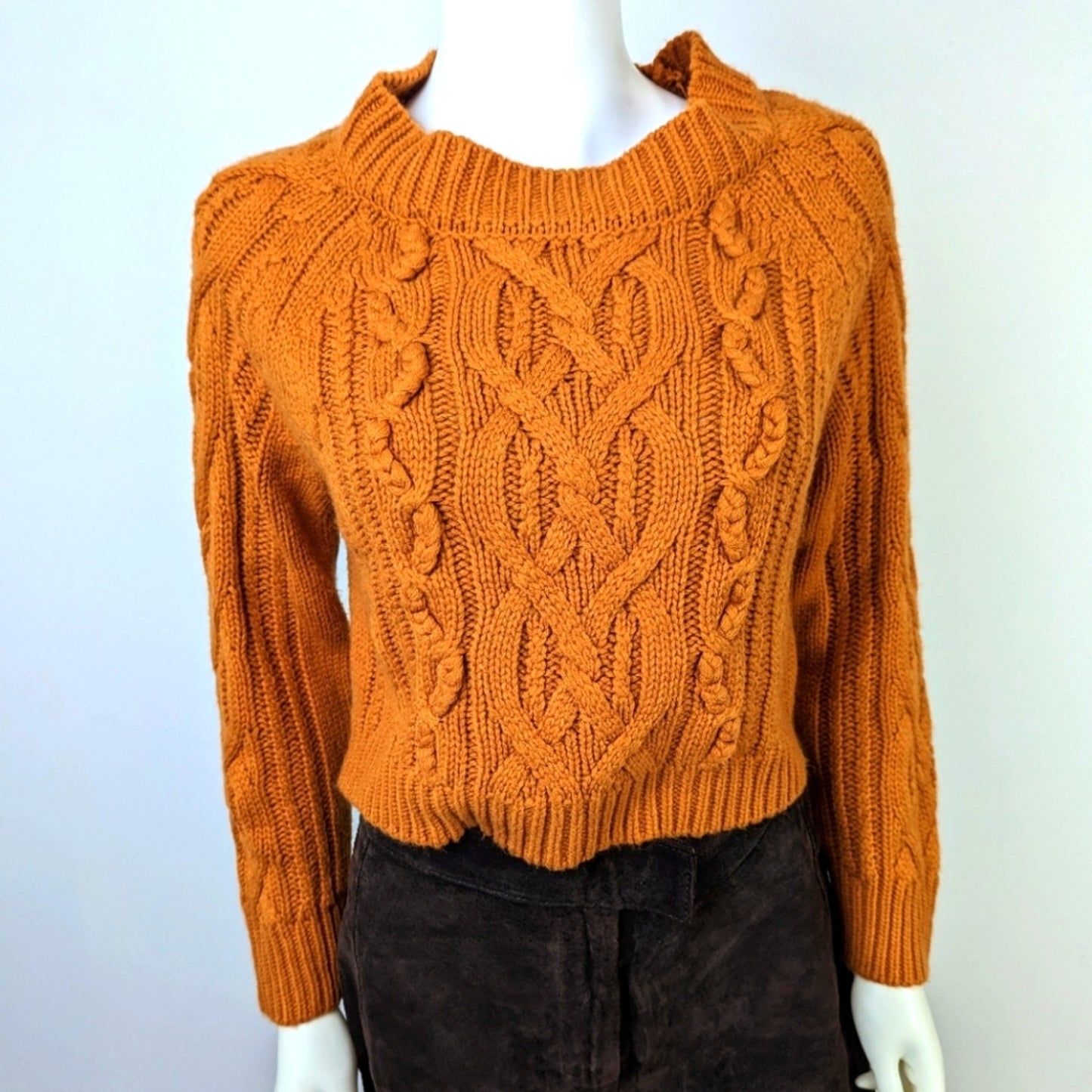 Harper Heritage Cropped Arab Knit Sweater M