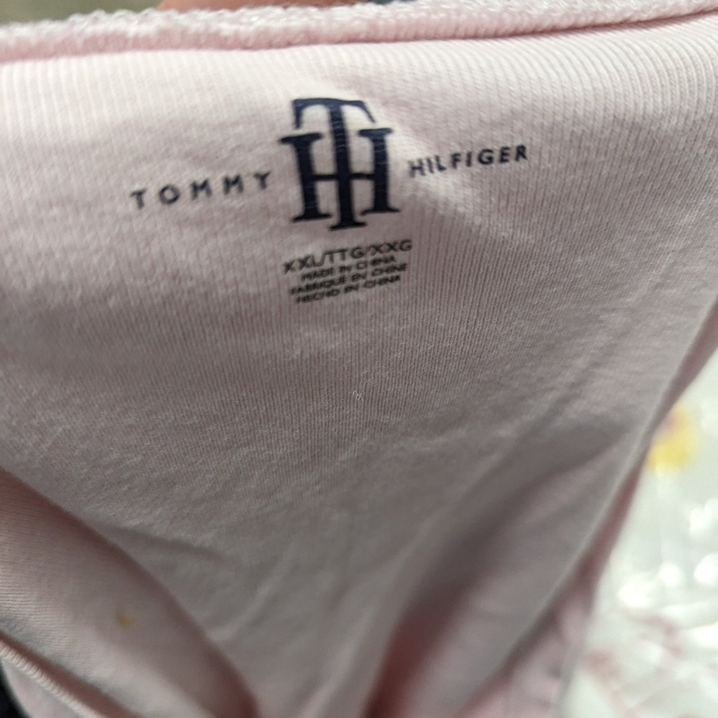 Tommy Hilfiger Pink Tee Shirt / XXL