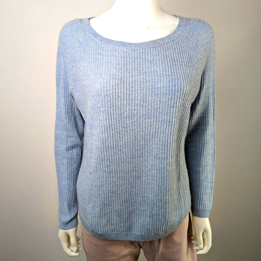 Vince Blue Ribbed Sweater S