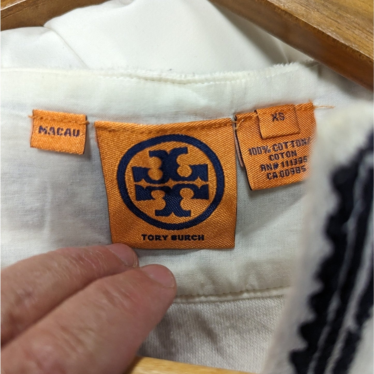 NWT Tory Burch Terry Cloth Shirt - XS