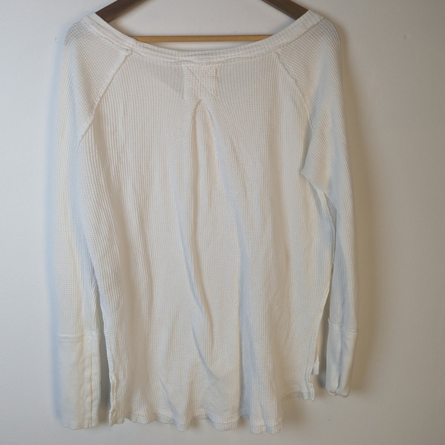 Free People Oversized Thermal Top / Small