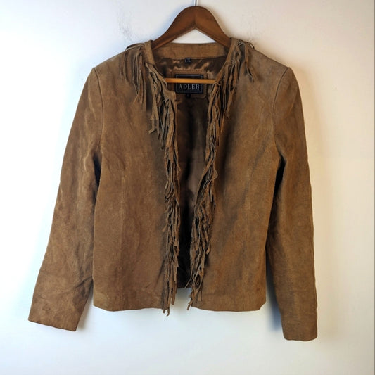 Adler Leather Fringe Jacket / Large