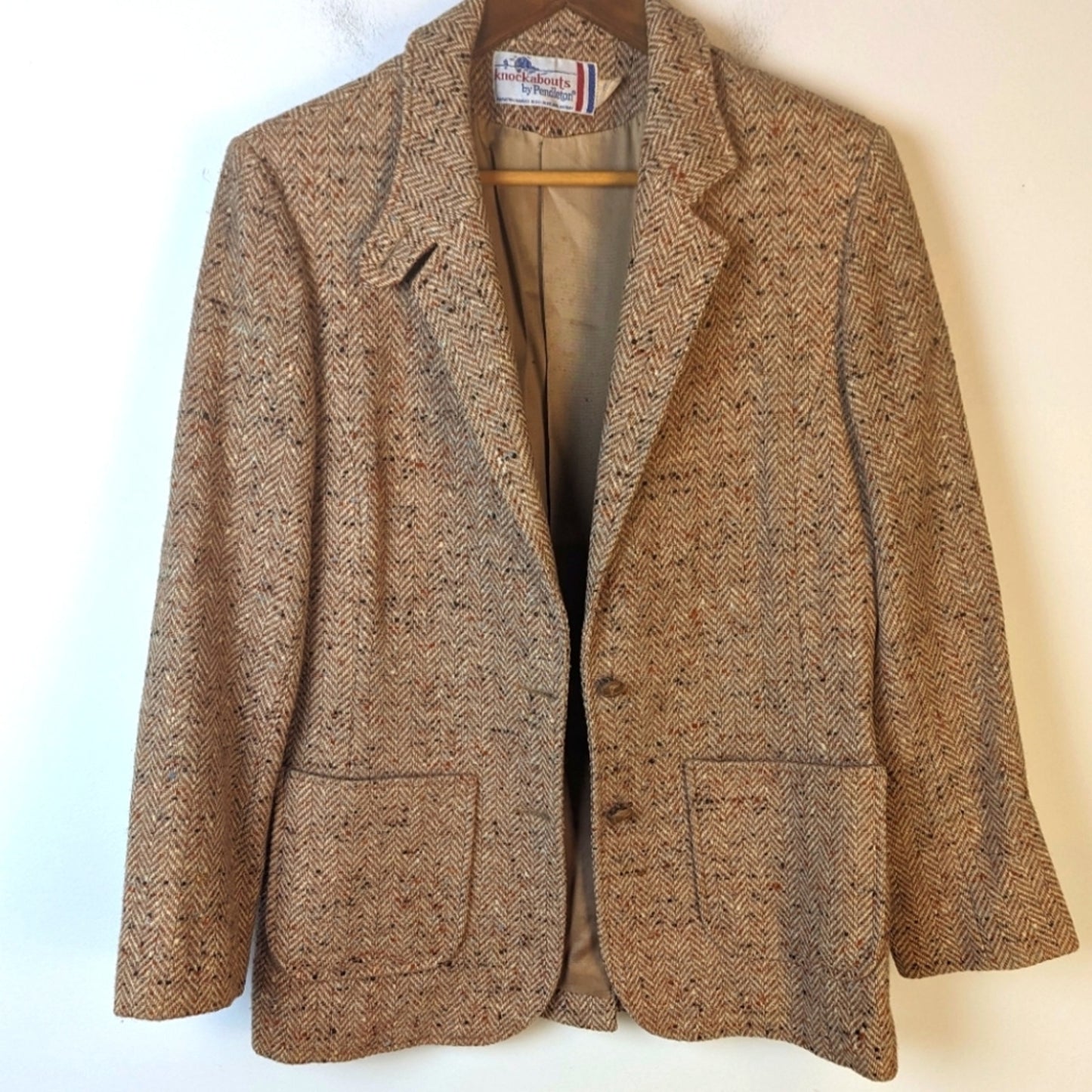 Vintage Knockabouts by Pendleton Tweed Jacket / 18 / 4