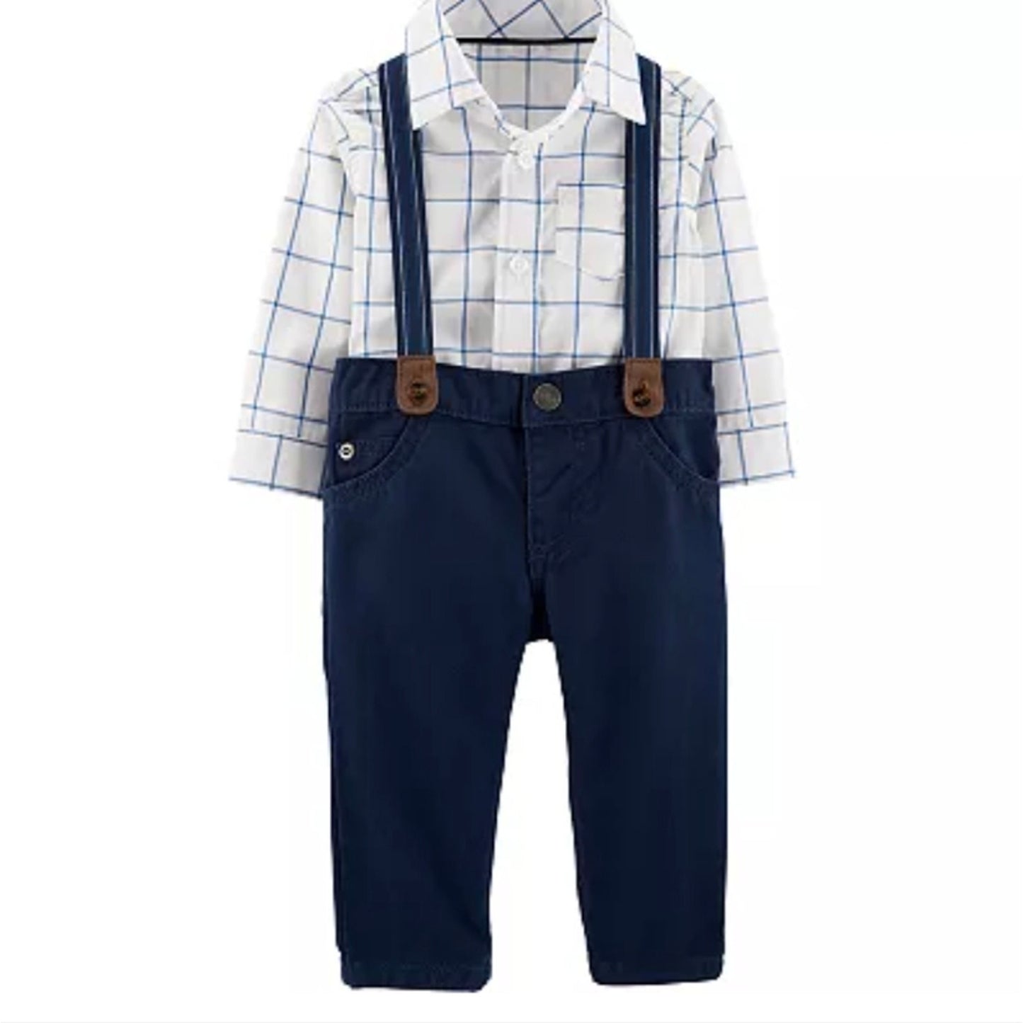 Baby Boy Carter's Pants and Suspenders Set / 6 mths.