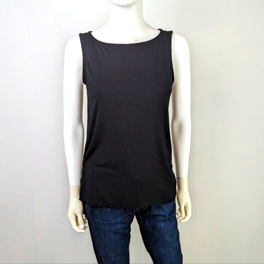 Eileen Fisher Black Sleeveless Top XS