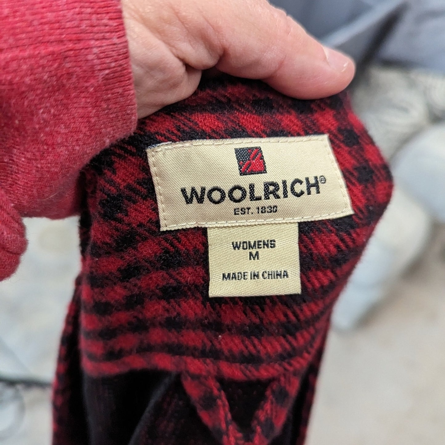 Vintage Woolrich Women's Ruby Plaid Houndstooth Hunting Fishing Vest