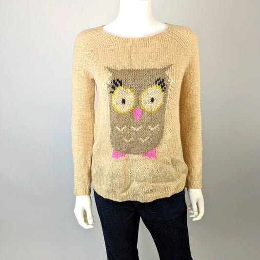 Rewind Knit Owl Sweater S