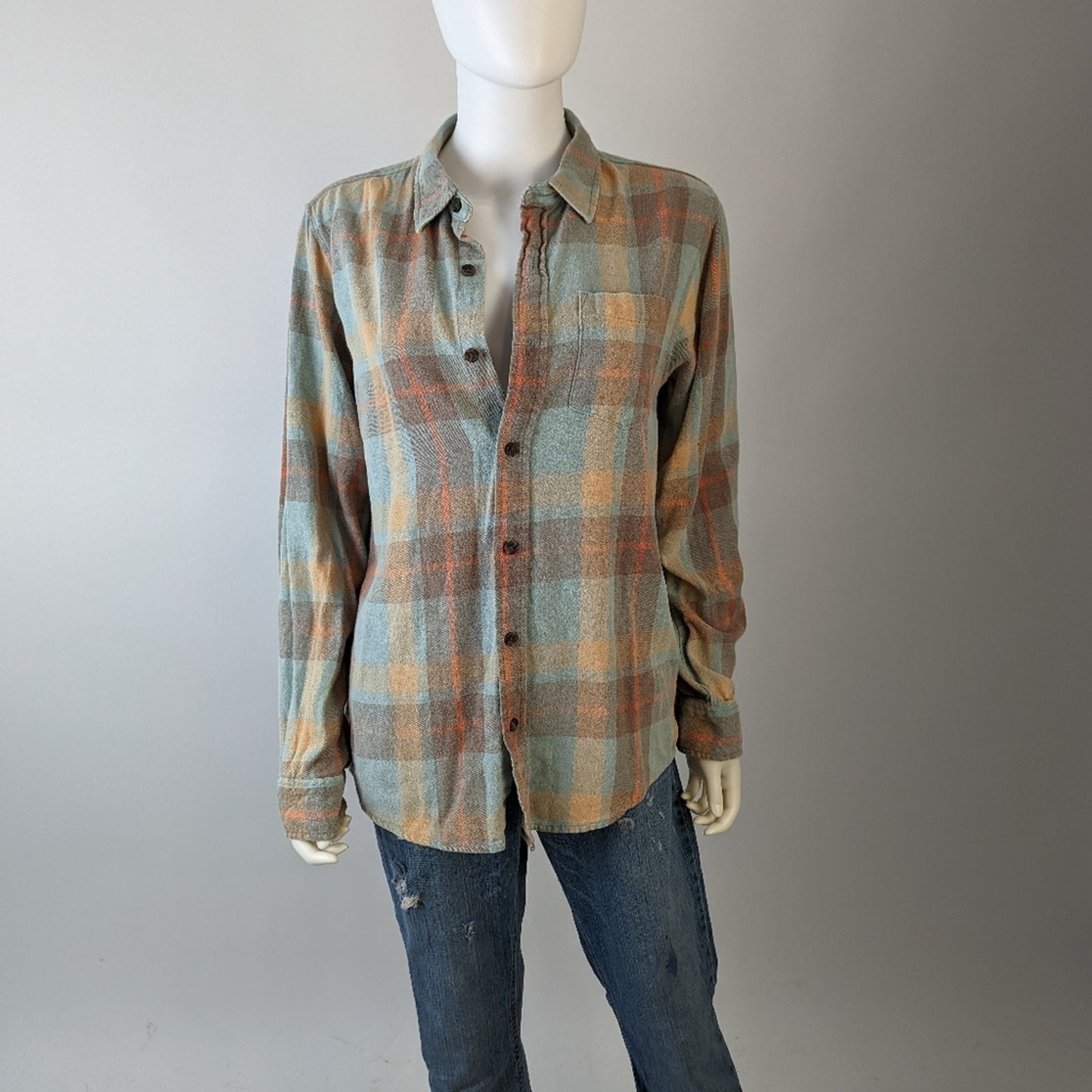 Pacsun Plaid Fall Button Front Shirt S