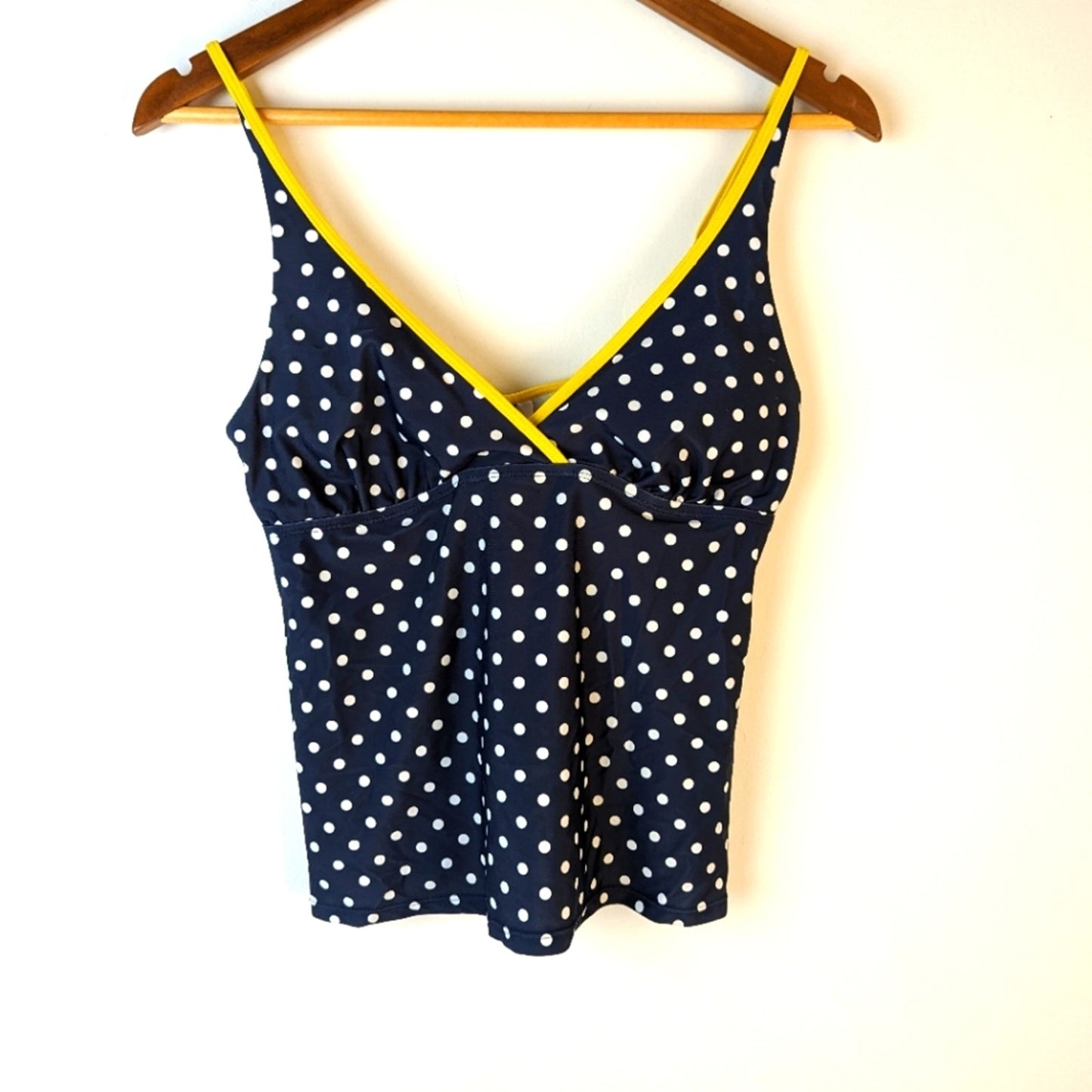 Catalina Dot V-Neck Tankini - 1 XL