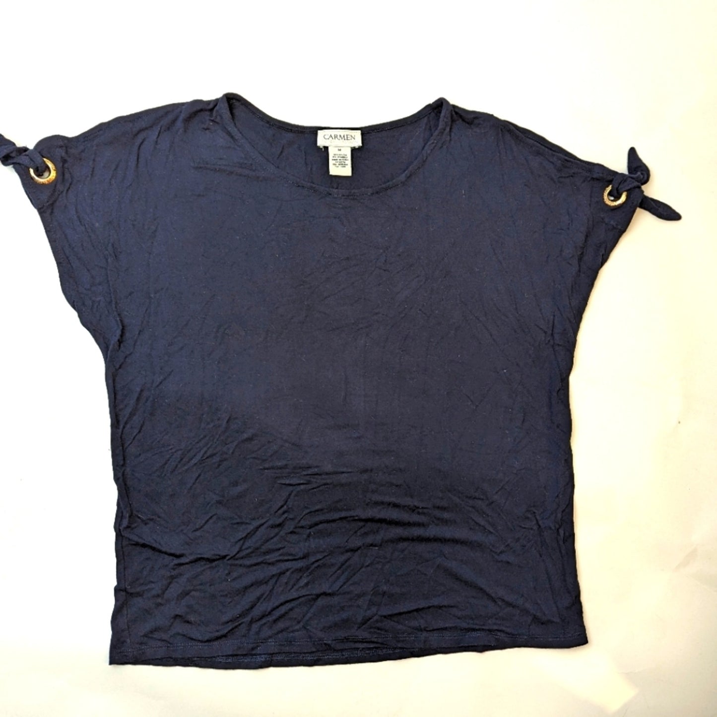 Carmen Marc Valvo Blue Top / Medium